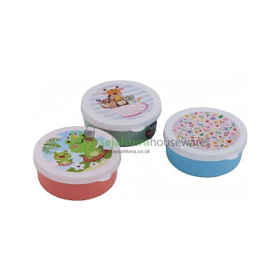 Tempat Sambal Hawai 8800 (3pcs) Bulat*