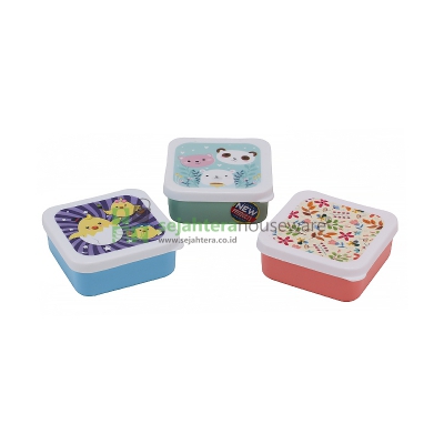 Tempat Sambal Hawai 8801 (3pcs) Persegi*