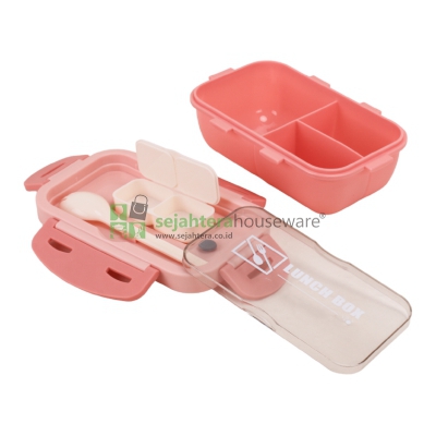 Lunch Box Segi 850ml+Sendok Garpu 47596