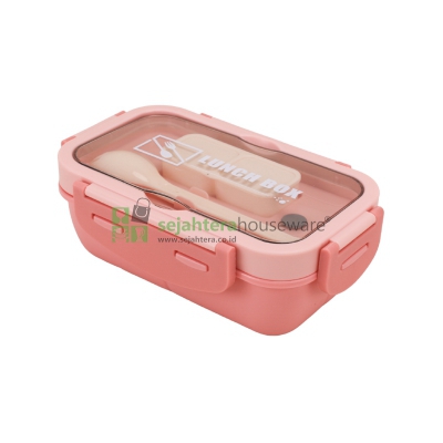 Lunch Box Segi 850ml+Sendok Garpu 47596