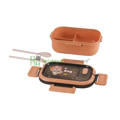 Lunch Box HXD 8808 1200ml + Sendok Garpu