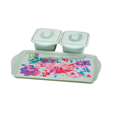 Basi Tutup Calista Lotus 2 bh + Nampan