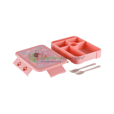Lunch Box GSF Segi G-3187+Sendok Garpu