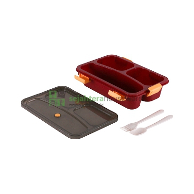 Lunch Box GSF Segi G-3153+Sendok Garpu