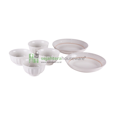 Mangkok Piring Set HA1930 6 Pcs