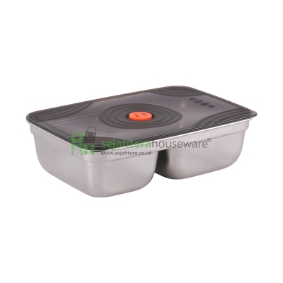 Lunch Box Stainless Remoda 2 Sekat
